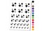 Shiny Sparkle Stars Temporary Tattoo Water Resistant Fake Body Art Set Collection